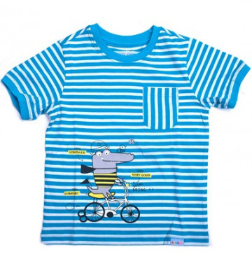 Bán sỉ áo cộc kẻ bé trai Kandoo DBTS17-28 (2-5T)